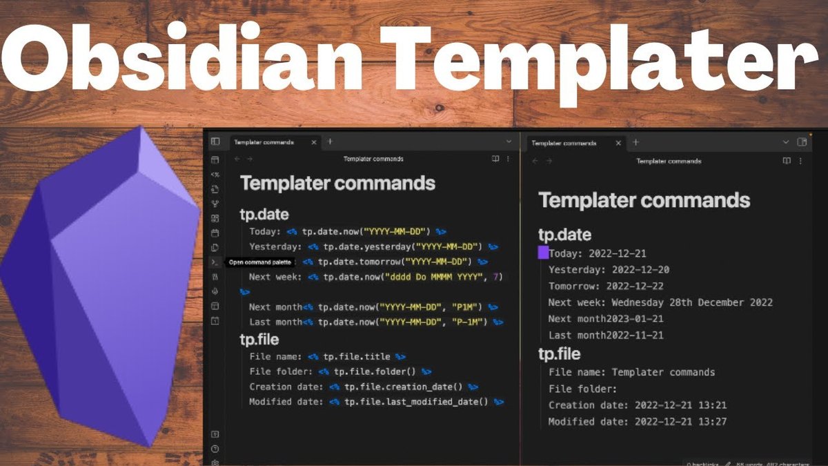 Leveraging Obsidians Core Features for Template Automation Makes Note Creation Easy